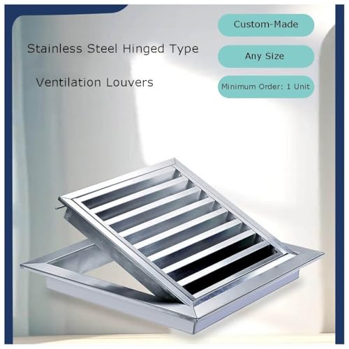 Panel de acceso para paneles de yeso en acero inoxidable 304 ventilado 7