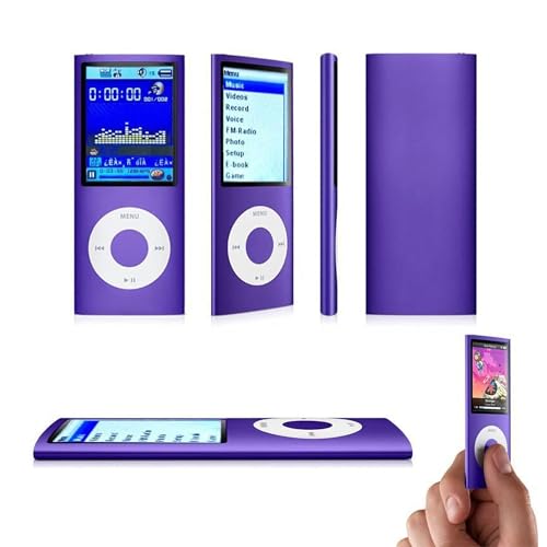Image of Drumstone (𝗦𝗽𝗲𝗰𝗶𝗮𝗹 𝗘𝗱𝗶𝘁𝗶𝗼𝗻 + 𝟱-𝗬𝗿 𝗪𝗮𝗿𝗿𝗮𝗻𝘁𝘆) Portable MP3 Music Player with 1.8 Inch LCD Display, Lossless Audio Playback, Lightweight Pocket Design, Easy Navigation Controls