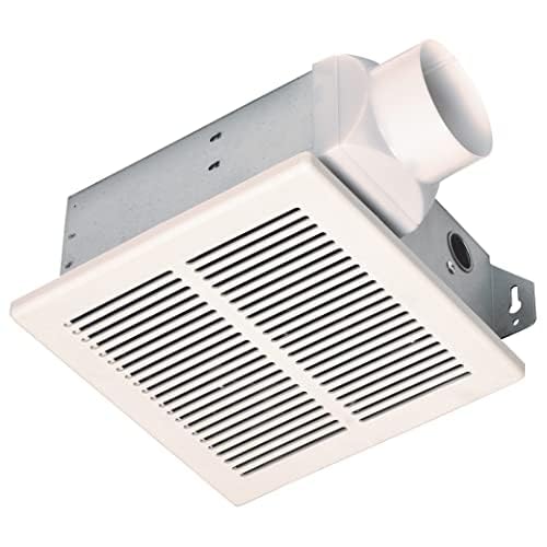 Image of Homewerks 299650A Bathroom Fan Ceiling Mount Exhaust Ventilation, 2.0 Sones, 70 CFM, White