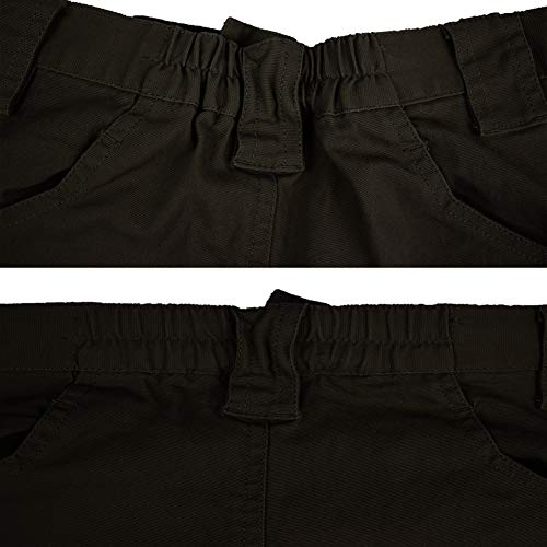 Pantalon militaire en coton respirant et décontracté multi-poches