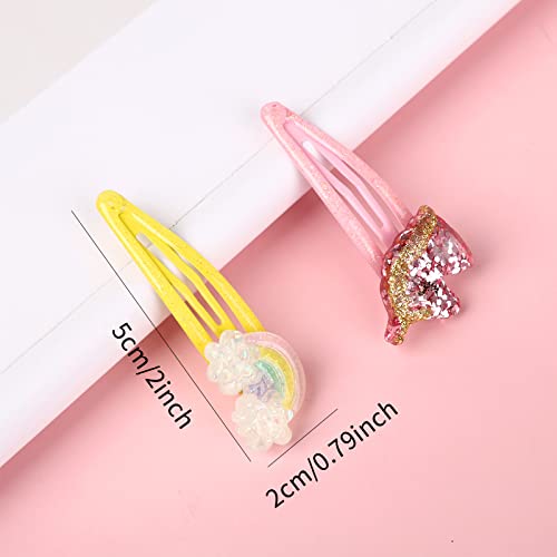 Pinzas de Mariposa Arcoíris Antideslizantes Pack 8 Piezas miniatura 5