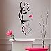 Mddjj Tatuajes De Pared Salón De Belleza Manicura Salón De Uñas Chica De La Mano Pegatinas De Vinilo Decoración Del Hogar Peluquería Peinado Etiqueta De La Pared 38 * 90cm