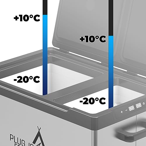 PLUG IN FESTIVALS IceCube 35 DUAL Kompressor-Kühlbox - qAIR Ultraleise DUAL Kühlbox mit App-Steuerung – Bild 3