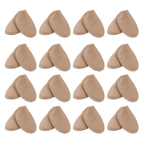 MALUGOGO 20 pares de estiradores de zapatos de pulpa de papel para tallas 38 40, unisex, protector de arrugas y soporte de botas para botas altas, protector antiarrugas