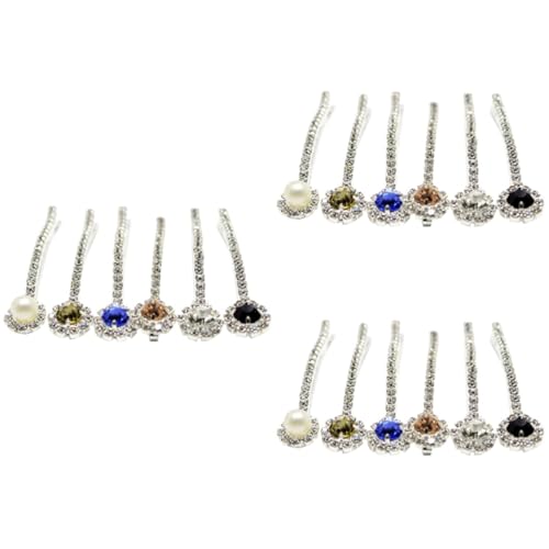 Barrettes à cheveux robustes FOMIYES colorées lot de 18 pinces