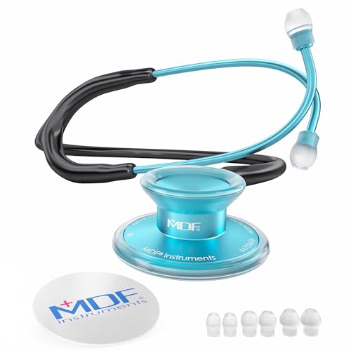 MDF Instruments, Acoustica Lightweight Stethoscope for Doctors, Nurses, Students, Home Health Use...
