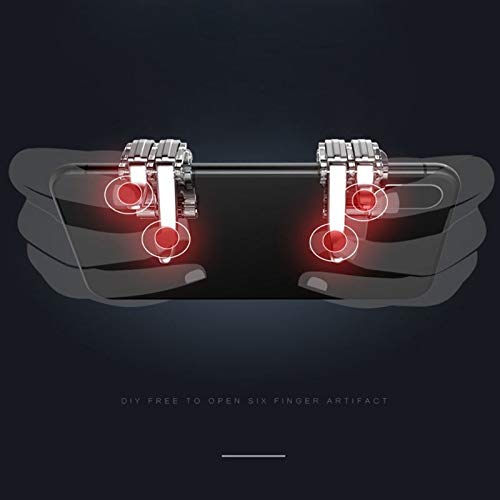 1Pair Left Right Game Triggers Fire Button Aim Key for Mobile Phone Gaming Shooter Controller Joysticks Gamepad Accessories