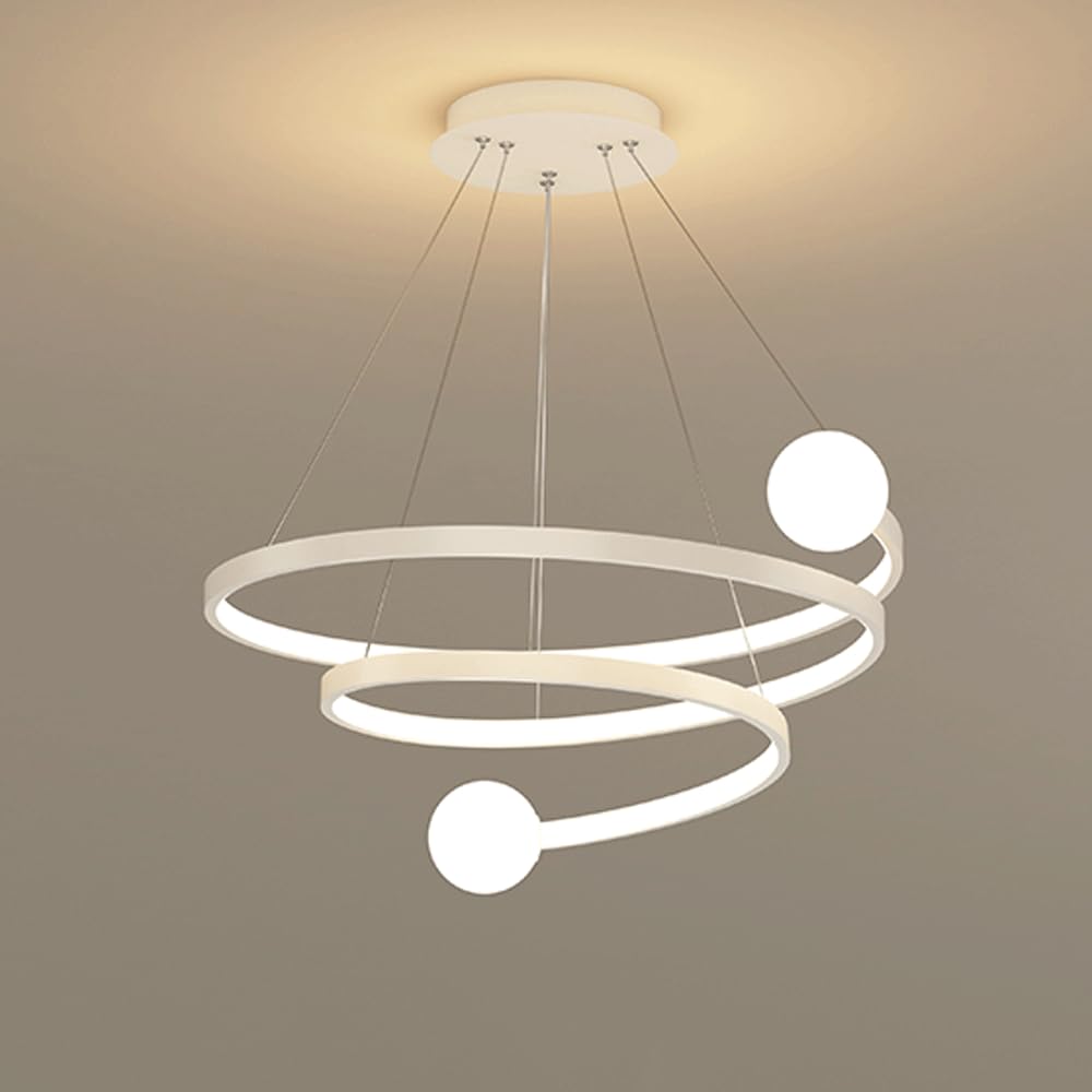 HYJAUSXB Ceiling Light Chandelier Modern Kitchen Island Corridor Bar Club Study Dining Room Golden 51W Variable LED Living Bedroom Embedded Lamp