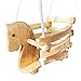Produktbild Babyschaukel aus Holz, 40 x 30 x 28,5cm, ab 6 Monate, pferd, Nachhaltig, montessori, schaukel, Spielzeugpferd