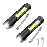 【Deux modes d'éclairage】Passez facilement du faisceau COB à la lumière LED concentrée ! La lumière COB offre un puissant éclairage blanc concentré qui illumine une large zone, tandis que la lumière LED peut être utilisée comme une lampe torche classique pour un éclairage longue portée, répondant ainsi à tous vos besoins.