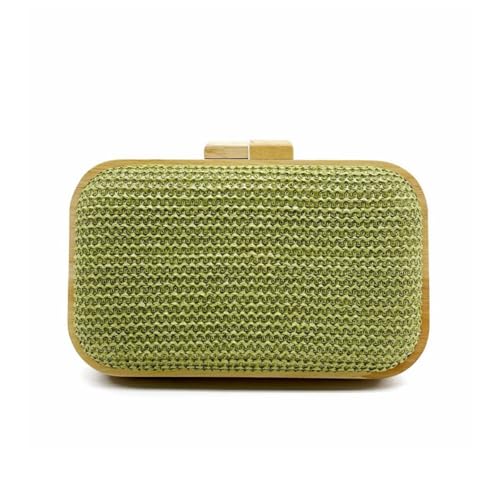Image of Women Straw Clutch Purse Handwoven Summer Evening Bag Beach Straw Handbag Wedding Party Clutch Bag Wicker Purse