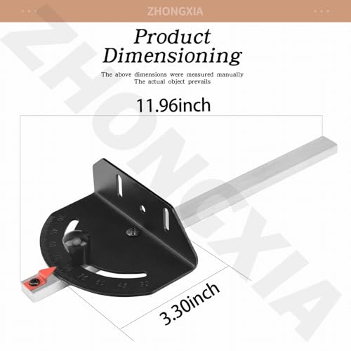 Upgraded 5140032-78 Replacement Table Saw Miter Gauge for DeWalt DW745 DWE7480 DW744 Table Saws