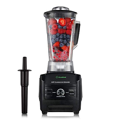 Cleanblend Commercial Blender – 64oz Countertop Blender 1800 Watts – High Performance, High Powered Professional Blender and Food Processor For Smoothies