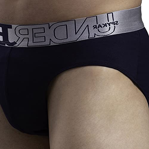 Image of Underjeans Men Cotton Blend Brief - Pack of 2