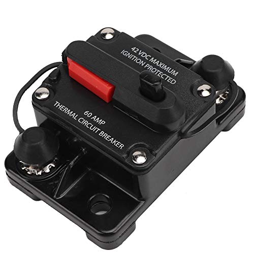 Cortacircuitos Para De Coche 12V 30A/40A/60A Fusible Reiniciable Automático Con Protección Contra Sobretensiones Y Carcasa Impermeable Para Sistemas De Sonido