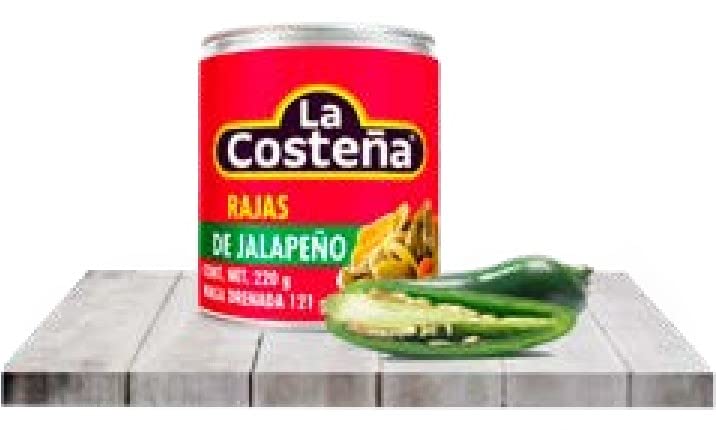 Rajas de Jalapeño 220GRS. (12 UNID)