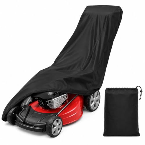 Cubierta Protectora Cortacésped Exterior de Lona Impermeable con Bolsa y Ajuste 2