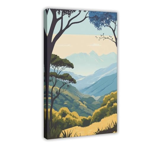 Manas National tableau décoration murale moderne avec impression sur toile 40 x 60 cm