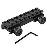 SciencePurchase Riser Mount, Medium Profile 1/2 Inch Picatinny Weaver Rail Flat Top