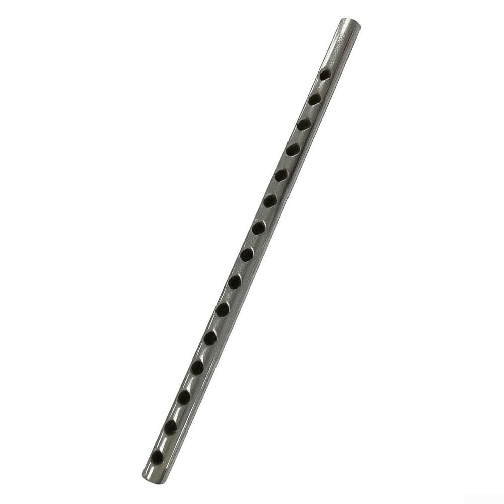 Pin de acero resistente al desgaste de 57 cm, 24 agujeros para gimnasio | 24 cm de longitud, 10 agujeros, perforación precisa, fácil de instalar, se adapta a la mayoría de máquinas