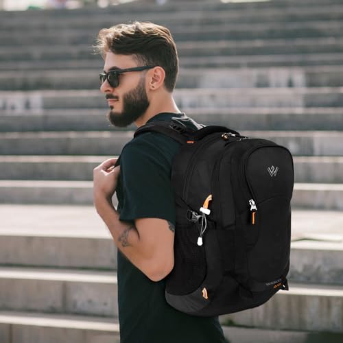 Wesley Spartan 17.3 inch Laptop Bag Black All Black - Image 4