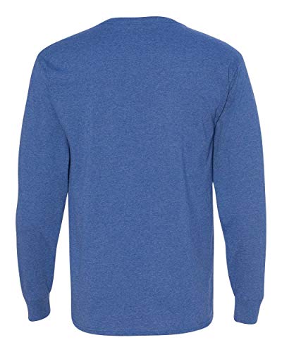 Fruit of the Loom Adult 5 oz. Long-Sleeve T-Shirt, Ash, 3X