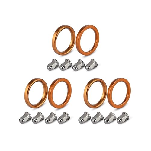 Joint et écrou de pot d'échappement pour XR200R XL250R Goldwing 1500 (Kit de 3)