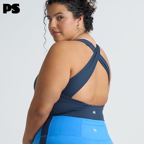 Image of POPSUGAR Sports Bras for Women - Y Back, High Neck, Strappy & Long Line Padded Racerback Bra Workout Yoga Top Racer Back Bra