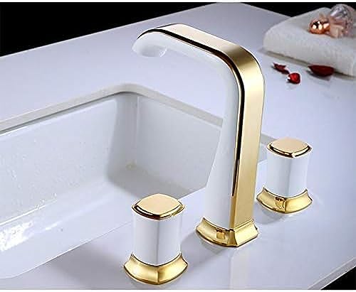 Robinet de lavabo de salle de bains pour rénovation d'évier 3 trous 8"