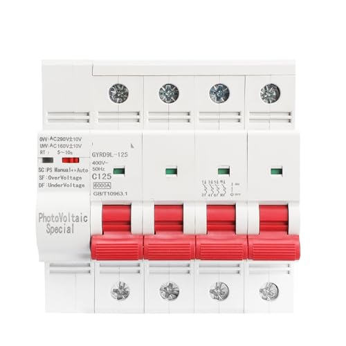 Reconectador automático 4P 125A disyuntor magnetotérmico para inversores y paneles solares 2