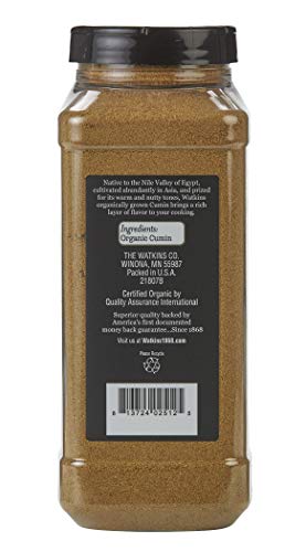 Image of Watkins Gourmet Spice, Organic Ground Cumin, 16.8 oz. Bottle, 1 Count (21807)