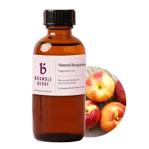 Image of Bramble Berry Bergamot & Nectarine Bright & Sweet Scent for Soap Making, Candles, Lotion, Bath Bombs & Perfume | Skin Safe, Vegan, Paraben & Phthalate Free, DIY Craft Essential