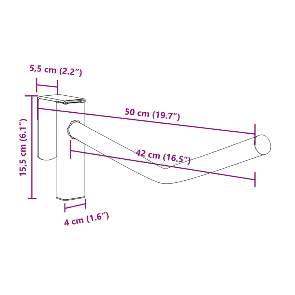 vidaXL Soporte Montura Brazo portátil con Gancho Brida Hierro Negro, bastidores de sillas de Montar, sillero, Soporte de Silla de Montar portátil