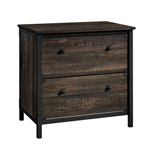 Sauder Steel River Lateral File - Carbon Oak Finish - Dimensions: L 30.08 x W 20.75 x H 29.53