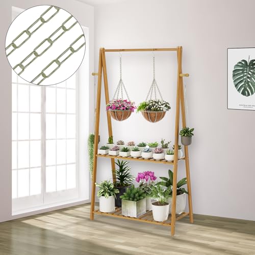Image of 6 Ft Heavy Duty Hanging Chain Kit for Lighting Fixture (Bronze) | for Lighting Fixture, Chandelier, Pendant, Lantern, Swag Lamp, Plant /Flower Basket, Bird Feeder
