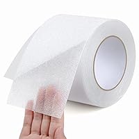 OQingluan Antirutsch Klebeband, 10cm*10m Antirutsch Band Selbstklebend, Antirutsch Treppenstufen, Wasserdicht, Schützt Ältere Menschen, Kinder/Haustiere vor Ausrutschen und Stürzen, Transparent