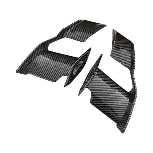 Kit carenages aileron aerodynamique avant noir pour pare-brise moto BMW S1000R