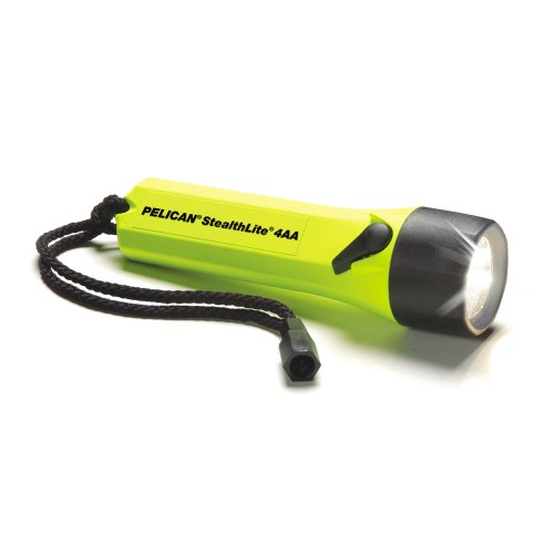 Pelican 2400 Yellow Stealthlite 4aa Flashlight