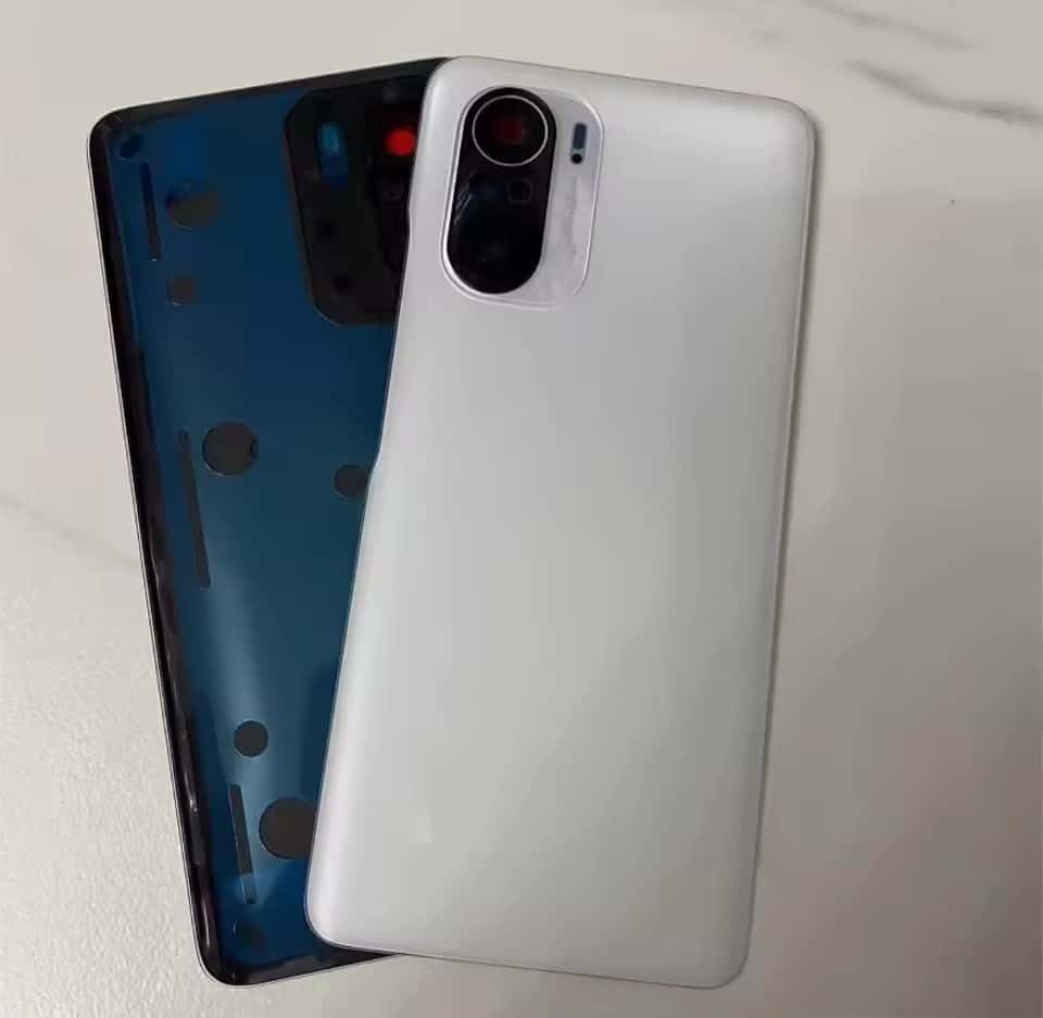 YOOOKOOO Compatible Rear Back Cover for Xiaomi Redmi K40 Pro – Battery Door Housing Replacement Part (Aurora with Lens)