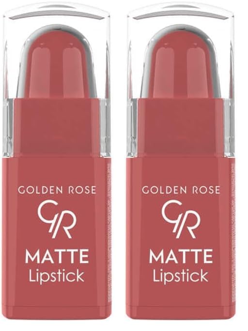 Golden Rose Matte Lipstick (Mini) No:10 - Ruj 2li paket