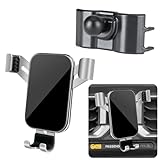 LUNQIN Car Phone Holder for Ford Mustang 2024 2025 2026 Auto Interior Accessories Best Cell Phones Mount Cellphone Mobile Cradle Charging Navigation GPS Bracket Screen Stand Accessory