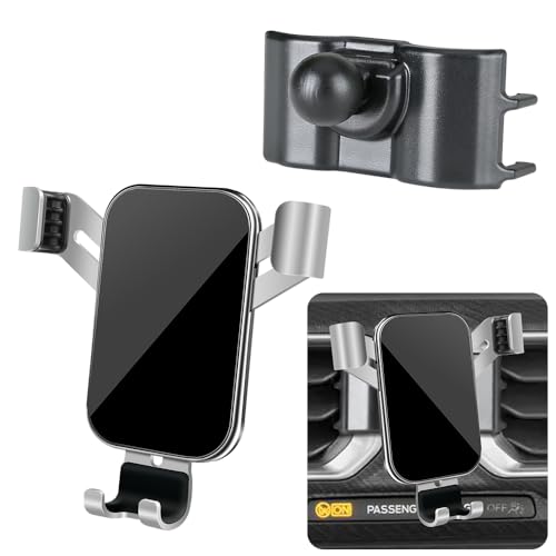 LUNQIN Car Phone Holder for Ford Mustang 2024 2025 2026 Auto Interior Accessories Best Cell Phones Mount Cellphone Mobile Cradle Charging Navigation GPS Bracket Screen Stand Accessory