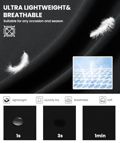 ZITY Mens Athletic Running Shorts with Zipper Pocket 7'' Gym Workout Lightweght Sport Basketball Tennis Hiking Shorts for Men Black