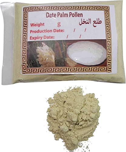 Polen de palma en polvo 100% natural orgánico puro dátil polen de palma (8.8 onzas/250 gm) (250...