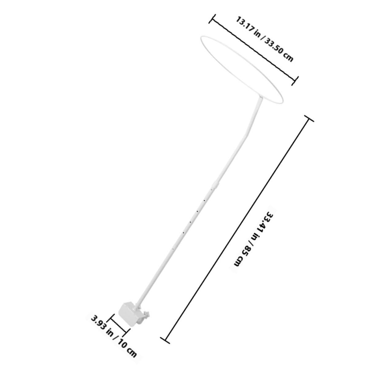2 Juegos Soporte para Mosquitera de Cuna Ajustable Soporte de Hierro con Clips Dobles para Cuna de Niña Bastidor de Mosquitero Seguro para Cama Infantil y Camping Fácil