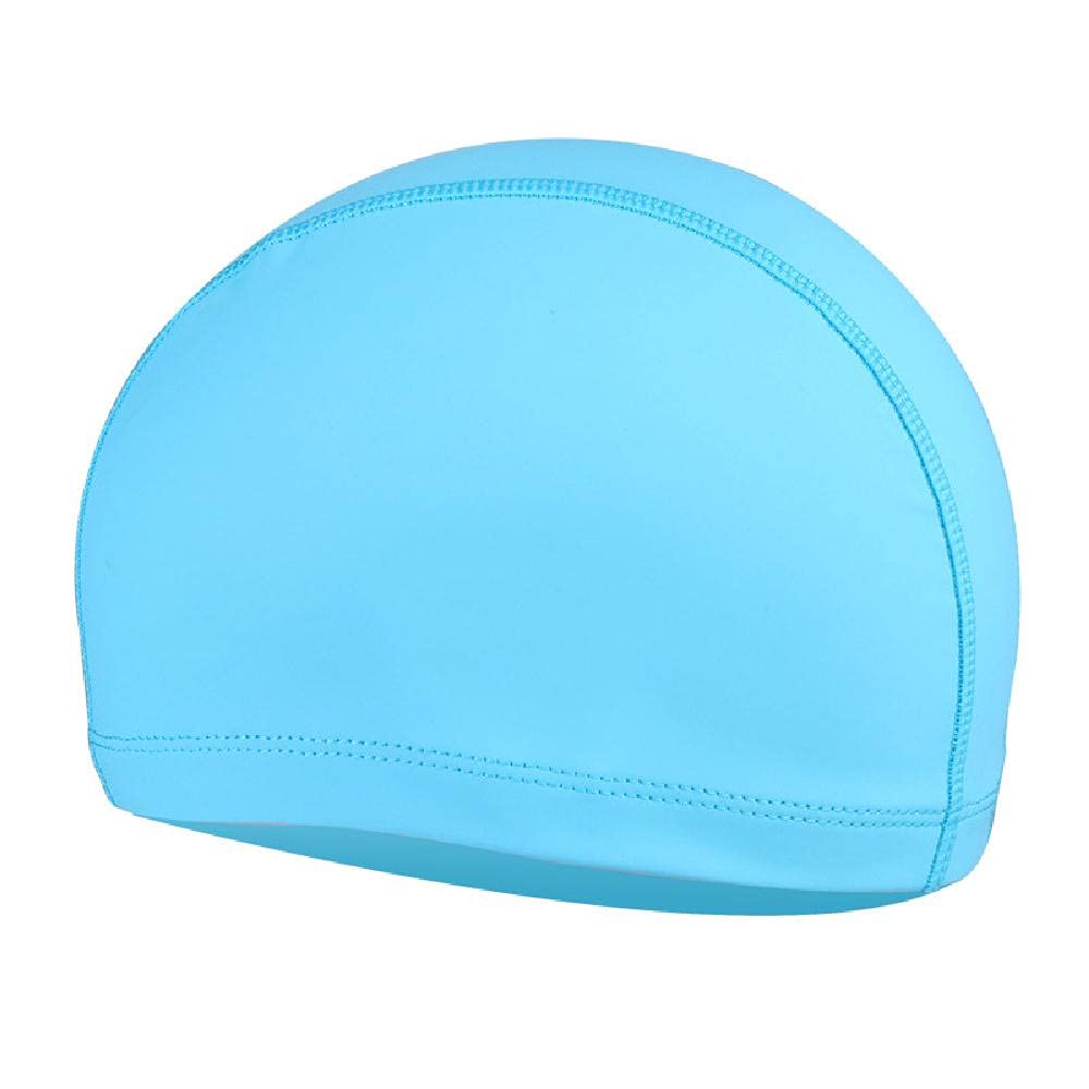 TSRJ Elastic Swim Caps Comfortable Fabric Swimming Hat Lightweight Bathing Caps for Women Men Kids While Swimming,Green