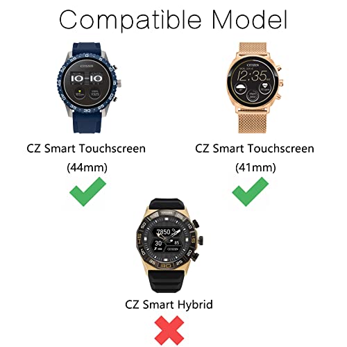 2 Pack de correas para reloj CITIZEN CZ Smart Touchscreen miniatura 4
