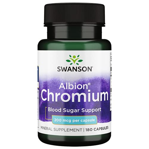 Swanson Albion Chelated Chromium Glycinate 200 Mcg 180 Capsules #TOP5