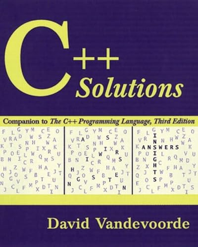 Amazon.com: C++ Solutions: Companion to the C++ Programming Language ...
