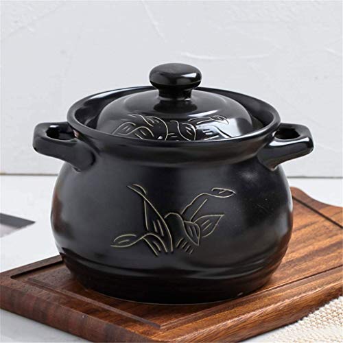 Leche olla de múltiples funciones negra y wok para microondas de cocina 4